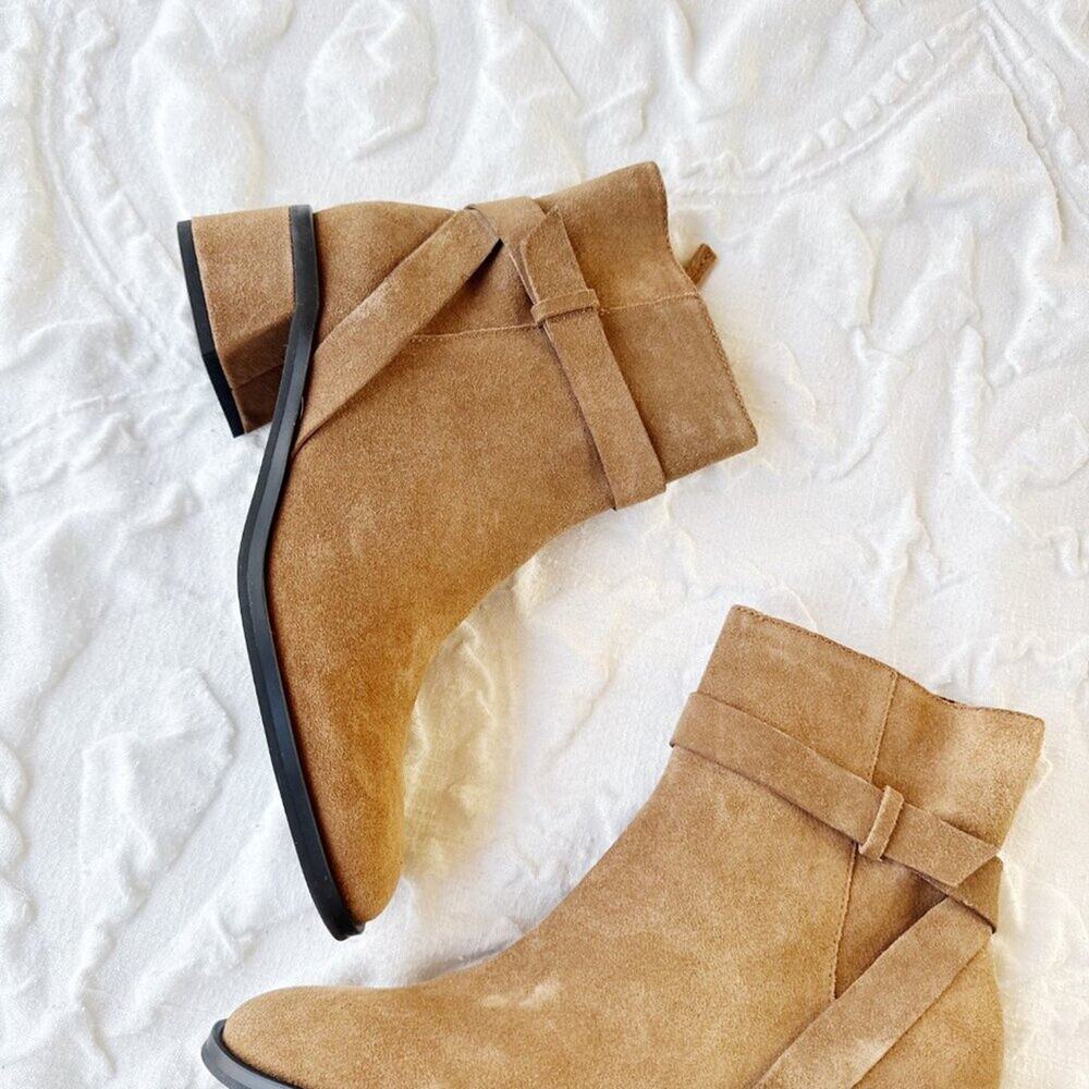 Dolce Vita Leland Suede Block Heel Boot Size 9.5 New - Picture 4 of 12